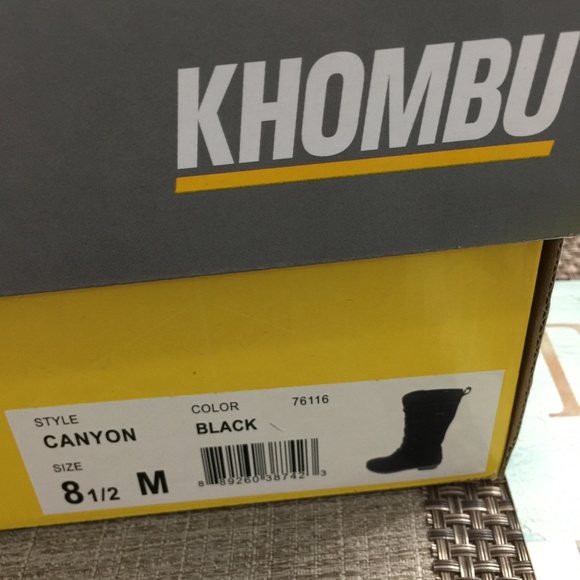 Khombu Lace Canyon Winter Snow Boot Size 8.5 NEW - Picture 3 of 6